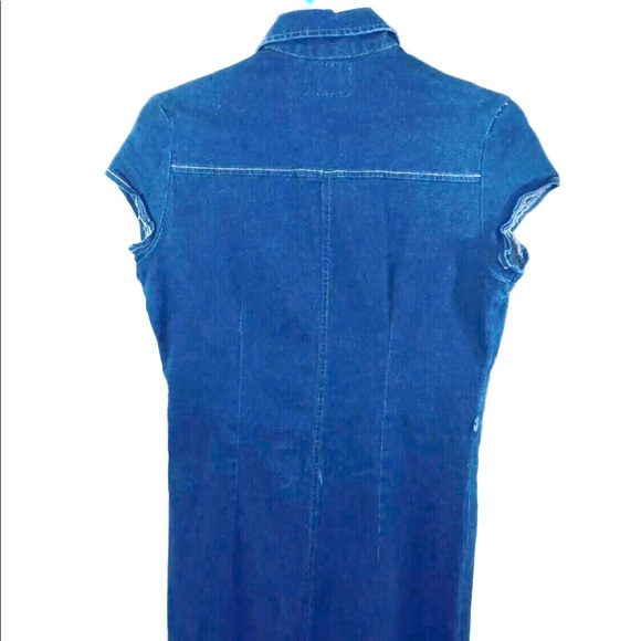 Chesley Women's Denim Dress Front Button Size M - Picture 8 of 8